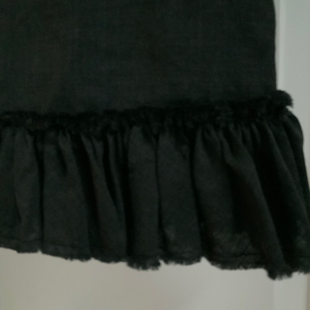 COS Gray Frill Ruffle Hem Top - Picture 5 of 5